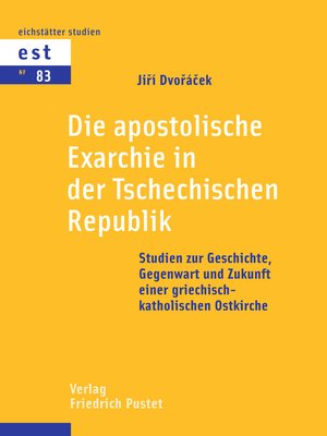 cover image of Die Apostolische Exarchie in der Tschechischen Republik